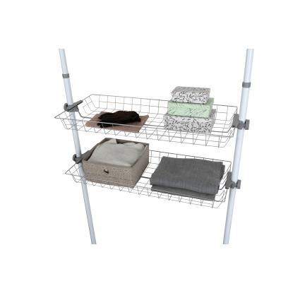 WENKO Hercules trådkurve, 94 x 38 x 8 cm, hvid - 2 stk.