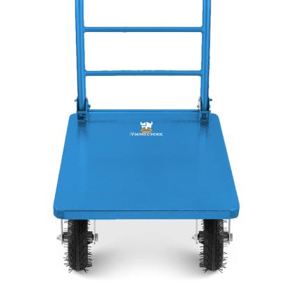Transportvogn, blå, stål, maks. 500 kg