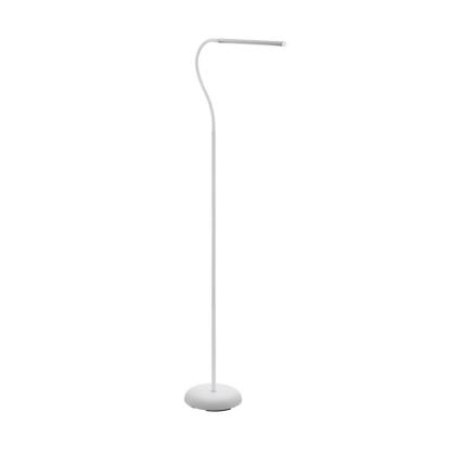 EGLO LAROA LED gulvlampe med touchdæmper, H130 cm, dæmpbar, hvid