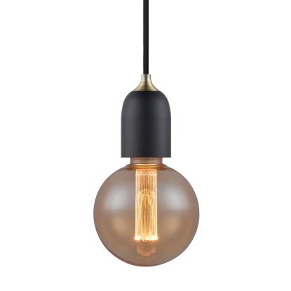 Halo Design Classic fatningssæt, E27, sortolieret træ