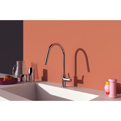 Ideal Standard GUSTO køkkenarmatur, C-tud, krom