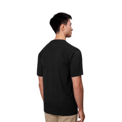 ID T-TIME® 0550 T-shirt med brystlomme, sort