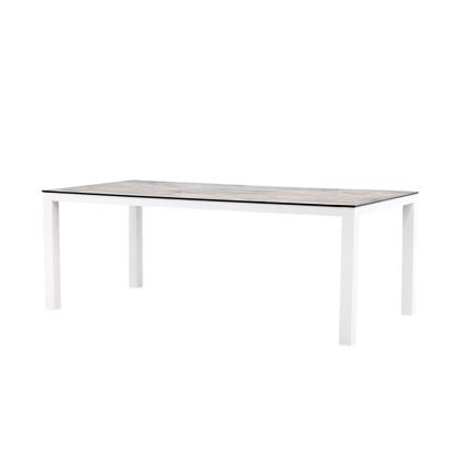 Venture Design Llama havebord, grå/hvid, 100 x 205 cm