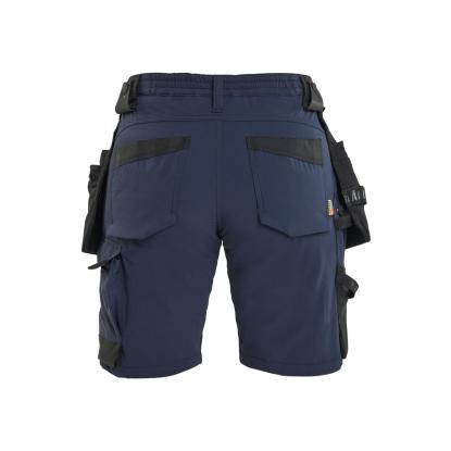 Blåkläder 7124 dame håndværker shorts 4-vejs stretch, mørk marineblå/sort