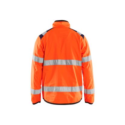 Blåkläder 4877 high vis light softshell jakke, hi-vis orange/marineblå
