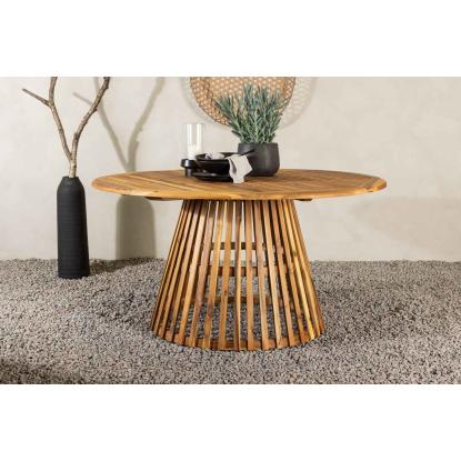 Venture Design Tucumán rundt havebord, natur, Ø150 cm