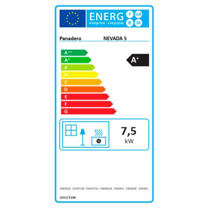 Panadero Nevada brændeovn, EcoDesign