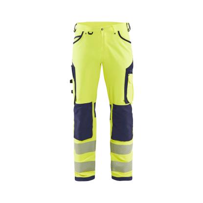 Blåkläder 1197 high vis buks 4-vejs stretch, hi-vis gul/marineblå