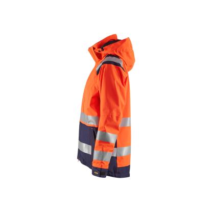 Blåkläder 4904 dame high vis skaljakke, hi-vis orange/marineblå