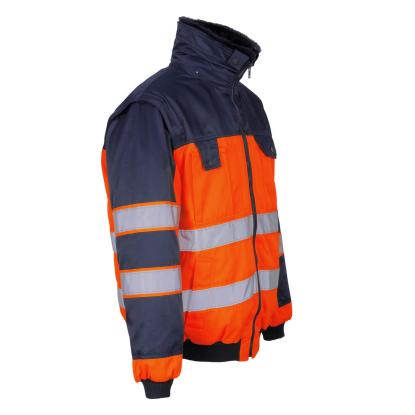 MASCOT SAFE IMAGE Livigno pilotjakke, hi-vis orange/marine
