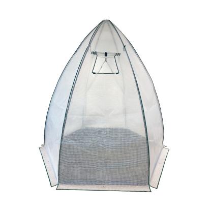 Westmann Avocado overvintringstelt/drivhus, PE-folie, hvid, 250 x 250 x 250 cm