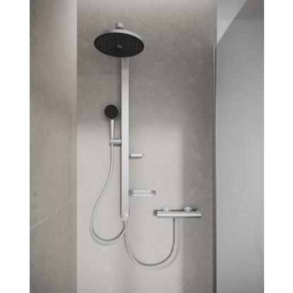 Ideal Standard Alu+ brusesystem med 12 l/min flow regulator, sølv
