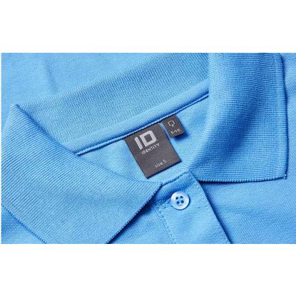 ID 0545 poloshirt med stretch, langærmet, dame, lys blå