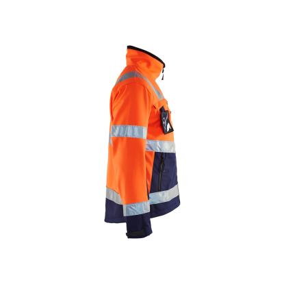 Blåkläder 4900 high vis softshell jakke, hi-vis orange/marineblå