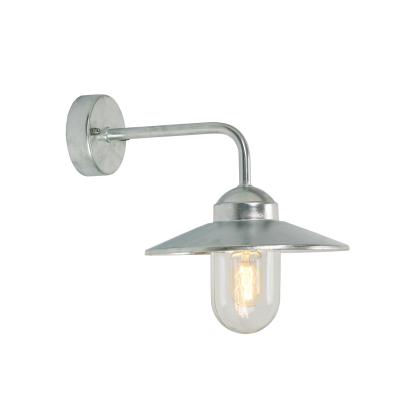 Norlys Vansbro væglampe, E27, IP55, galvaniseret