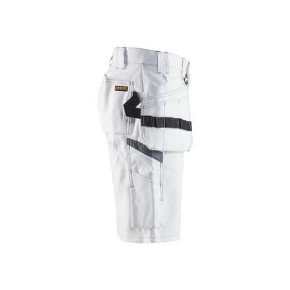 Blåkläder 1536 håndværker shorts, hvid