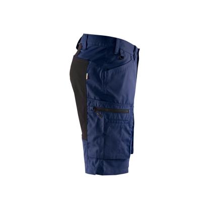 Blåkläder 1449 service shorts med stretch, marineblå/sort