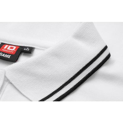 ID 0523 Kontrast poloshirt med stretch, dame, hvid