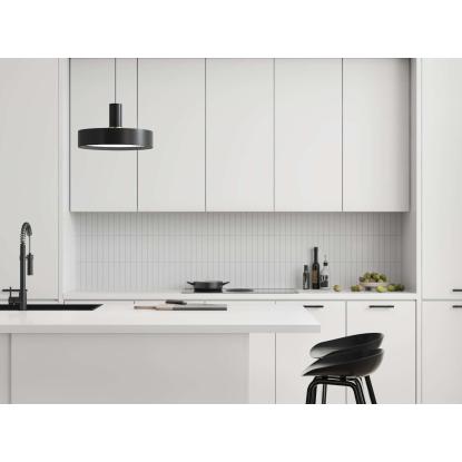 Fibo Kitchen Board vægplade med 4 x 20 cm fliselook,  10 x 600 x 580 mm, white silk  - 2 stk.