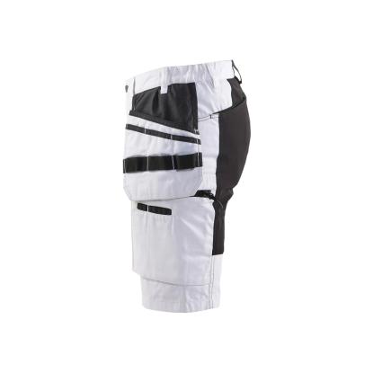 Blåkläder 7171 dame shorts med stretch, hvid/sort