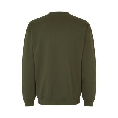 ID 0600 sweatshirt, klassisk, oliven