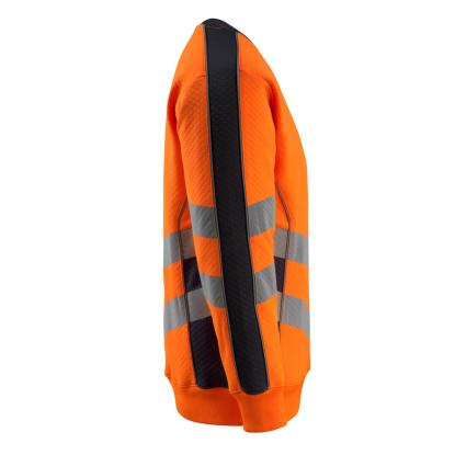 MASCOT SAFE SUPREME Wigton sweatshirt, hi-vis orange/mørk marine