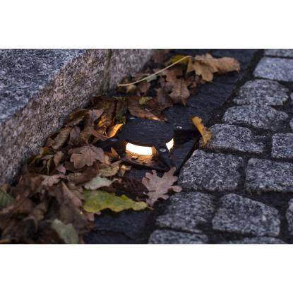 Norlys Rena LED nedgravningsspot, firkant, GU10, IP68, sort