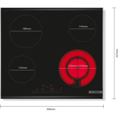 Bosch PKF675FP2E glaskeramisk kogeplade