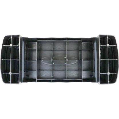 Viking Sports aerobic step, højdejusterbar, sort/grå, 67 x 28 cm