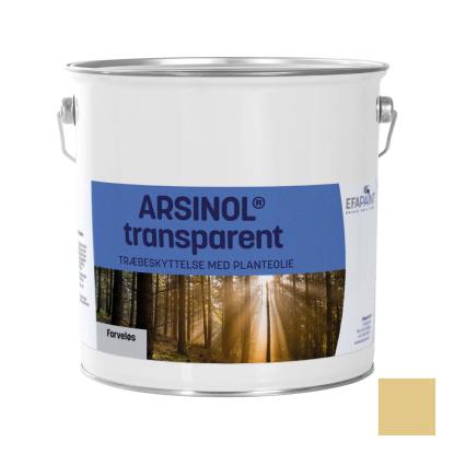 Arsinol® transparent træbeskyttelse, farveløs - 5 liter