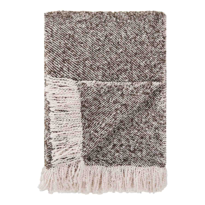 Sira plaid, beige/brun, 180 x 130 cm