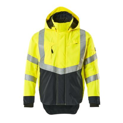 MASCOT SAFE SUPREME Harlow skaljakke, hi-vis gul/mørk marine