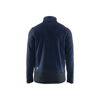 Blåkläder 4765 microfleece jakke, mørk marineblå/sort