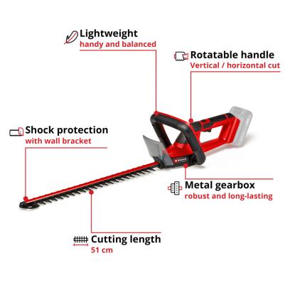 Einhell GC-CH 18/50 Li-Solo akku hækkeklipper, uden batteri og lader