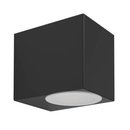 EGLO JABAGA udendørs væglampe, 8 x 7 cm, GU10, IP44, sort