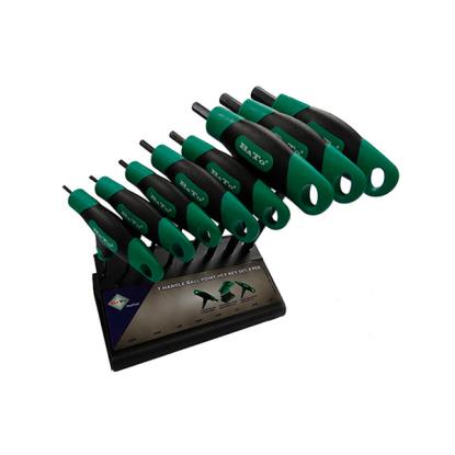 BATO T-greb stiftnøglesæt, 5/64"-3/8" - 8 dele