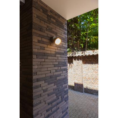 LUTEC connect DROPSI udendørs LED væglampe, Ø9,4 cm, IP44, mørk grå