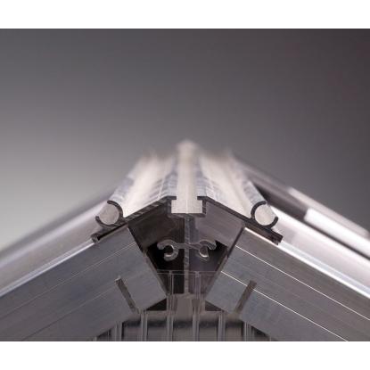 KGT Rose IV drivhus, aluminium, 10 m²