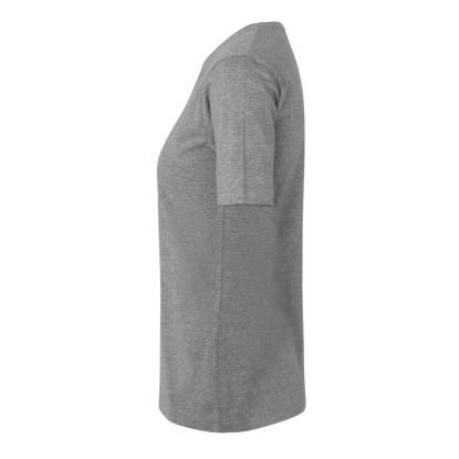 ID 0595 Stretch T-shirt, komfort, dame, grå melange