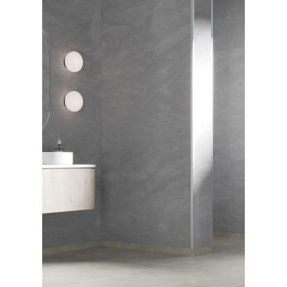 Fibo Stone vådrumspanel, 10 x 600 x 2400 mm, grey slate extra matt