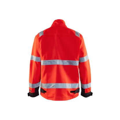 Blåkläder 4064 high vis arbejdsjakke, hi-vis rød/sort