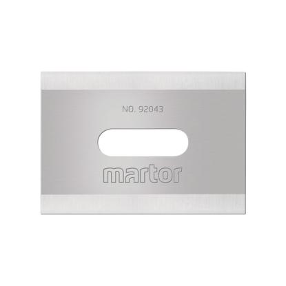 Martor industriblad no. 92043 til Secumax/Secunorm knive, 26 x 18,5 x 0,44 mm - 10 stk.