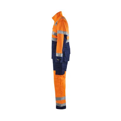 Blåkläder 6373 high vis kedeldragt, hi-vis orange/marineblå