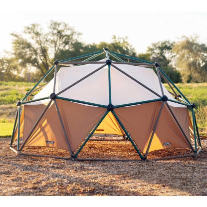 Lifetime Geodome klatretårn med telt, grøn/bronze, Ø305 x 152 cm