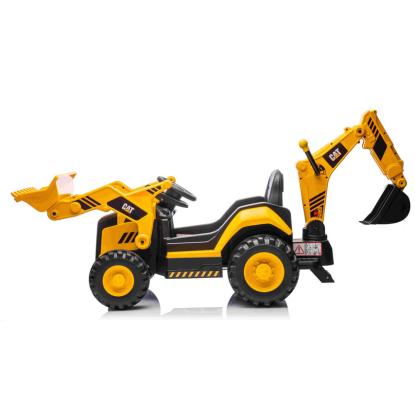 NORDIC PLAY Caterpillar el-rendegraver, 2 x 10,8 V batteri, gul
