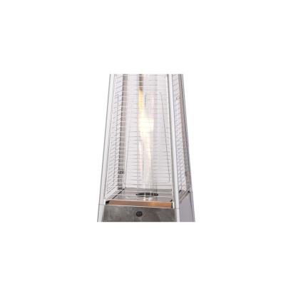 Densol Lux plus gas terrassevarmer, large, sølv - 13 kW