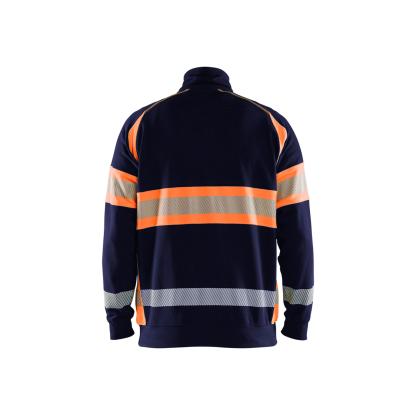 Blåkläder 3553 high vis sweatshirt, marineblå/hi-vis orange