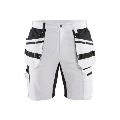 Blåkläder 1911 shorts med stretch, hvid/sort