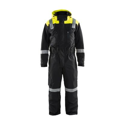 Blåkläder 6787 vinter kedeldragt, sort/hi-vis gul