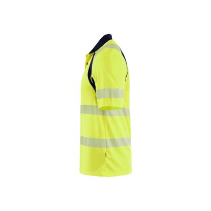 Blåkläder 3595 high vis poloshirt, hi-vis gul/marineblå